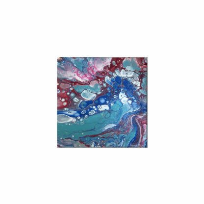 Ocean Jellyfish; Red, White, Blue & Pastels