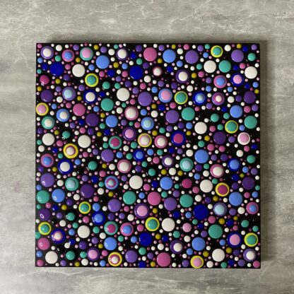 Blob Art/Dot Art; Purples, Pinks, Blues Mega Dots