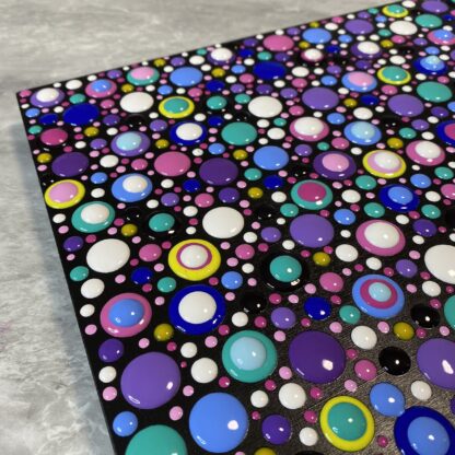 Blob Art/Dot Art; Purples, Pinks, Blues Mega Dots - Image 2