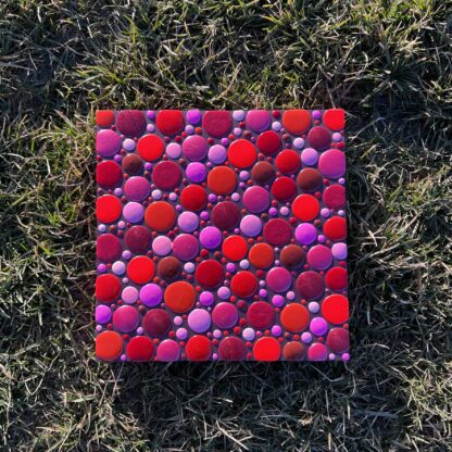 Is it art? Reds & Pinks Blob Painting