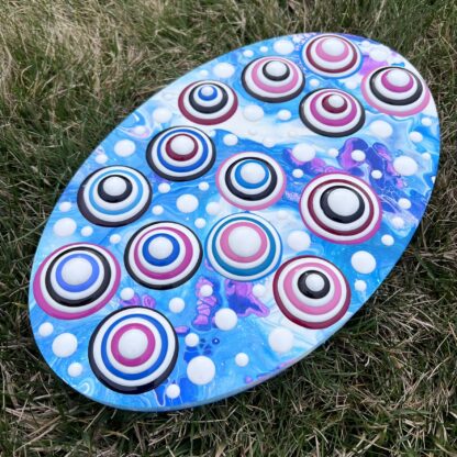 Spirals in the Clouds Blob Painting