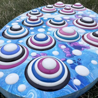 Spirals in the Clouds Blob Painting - Image 2