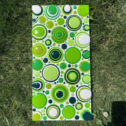 More Greens Blob Painting