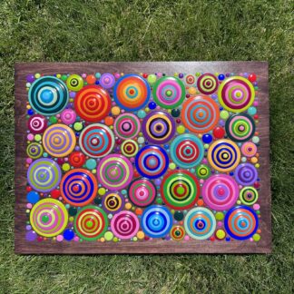 All Colors Layered Blob Painting